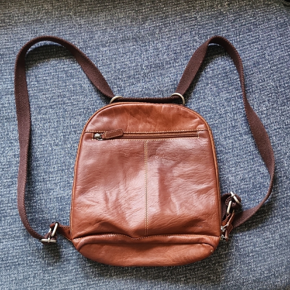 Brown Leather Crossbody Bag